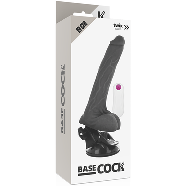 Vibratore Realistico Basecock con Vibrazioni e Telecomando Cablato